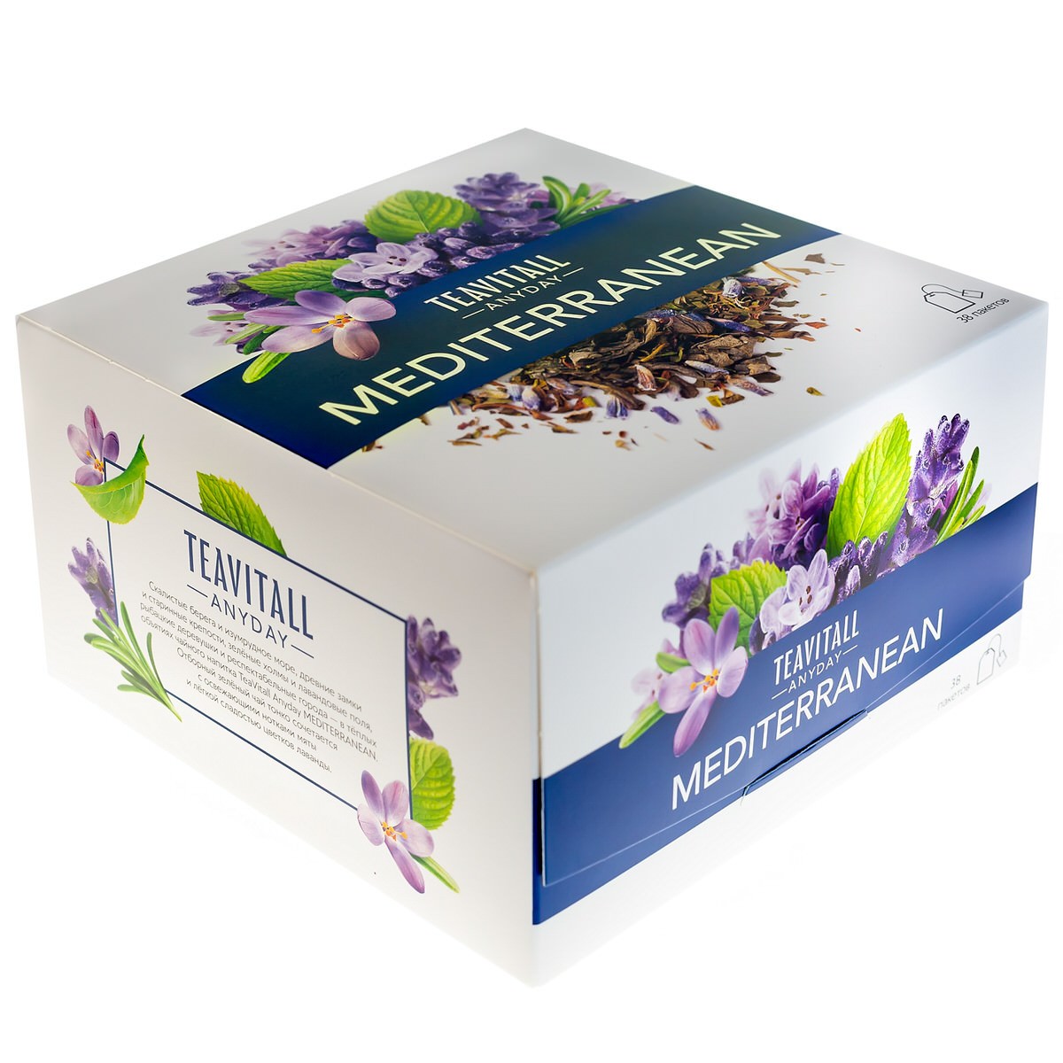 Чайный напиток TeaVitall Anyday “Mediterranean” по цене 13.20 руб ...